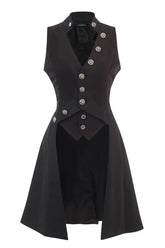 Black The Eternal Poem of True Night Sleeveless Vintage Elegant Prince Ouji Lolita Vest Coat