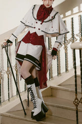 White Rabbit Duke Handsome Elegant Ouji Fashion Lolita Coat