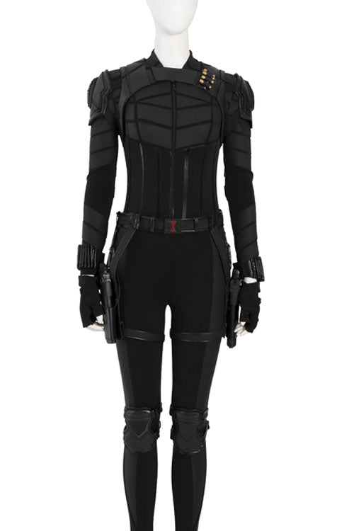 Black Widow Yelena Belova Halloween Cosplay Costume Accessories Black Belt Components