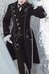 Black Vintage Immortal Paperless Covenant Ouji Lolita Coat
