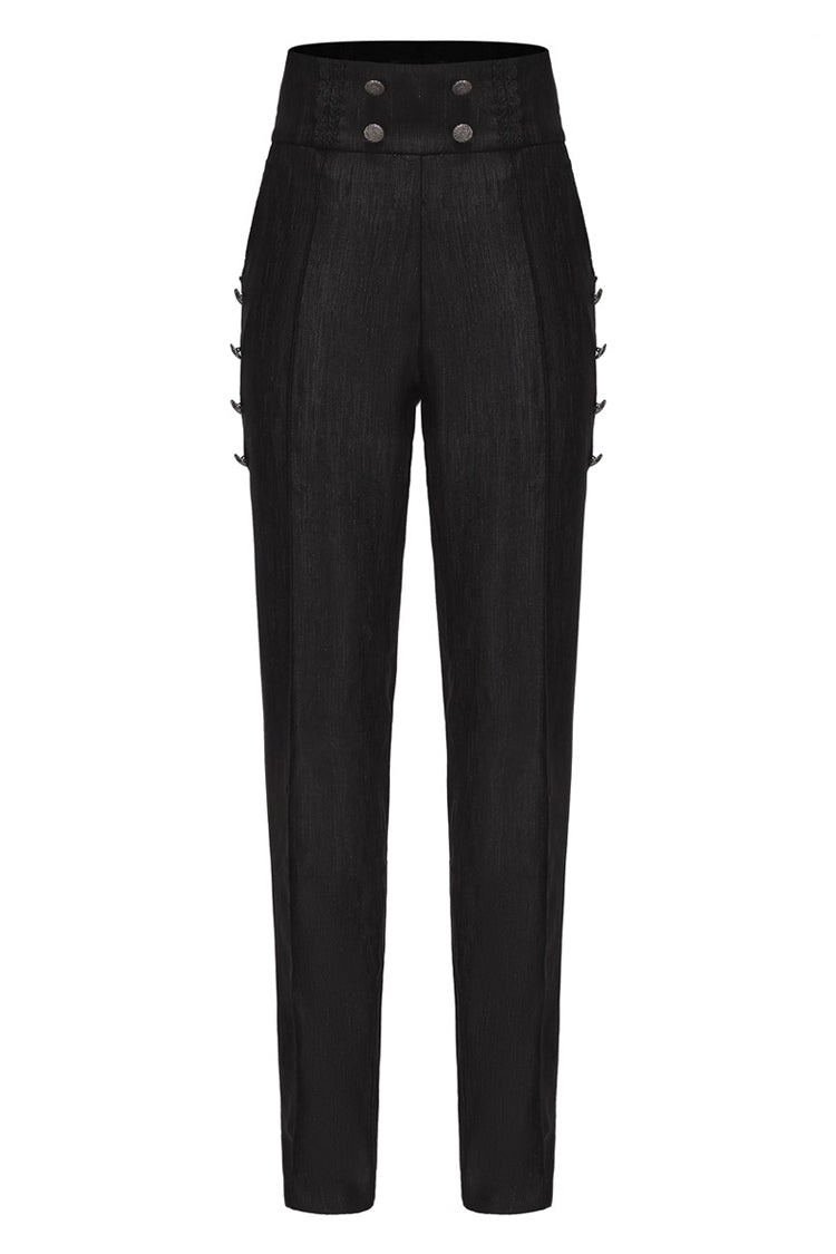 Black Glass Castle Elegant Handsome Prince Ouji Fashion Lolita Pants