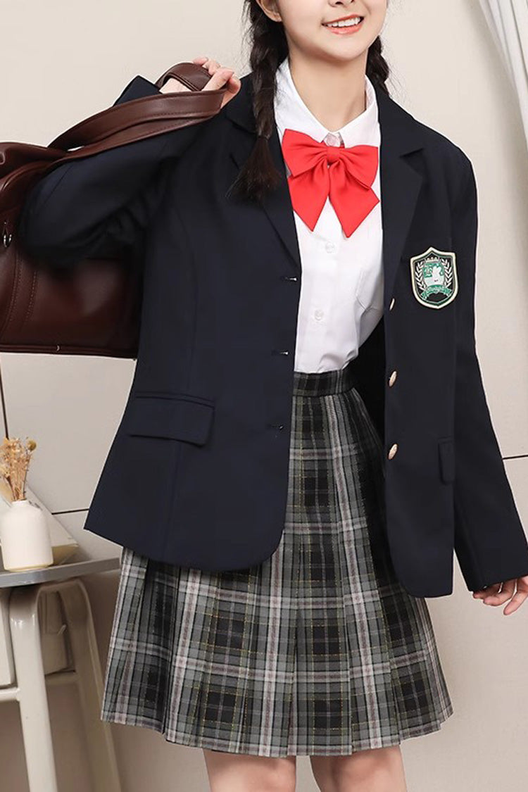 Sweet Long Sleeves College Style Elegant Japanese School Coat