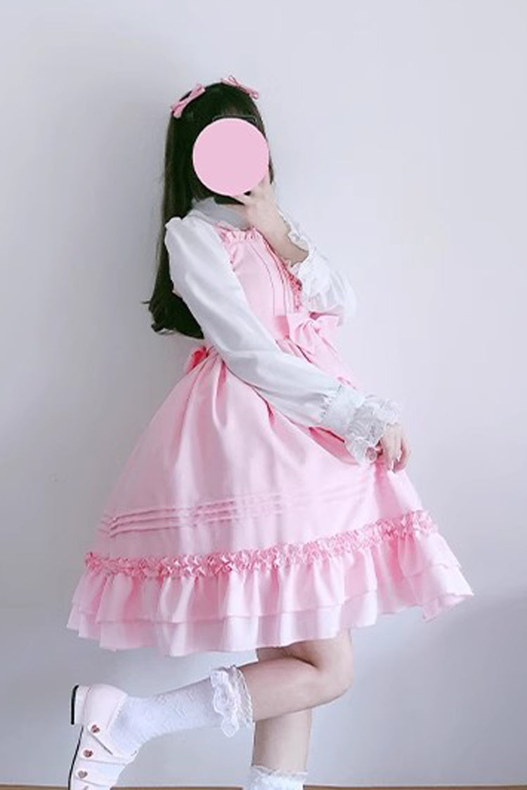 Ice Cream Bowknot Ruffle Chiffon Sweet Lolita Jsk Dress 7 Colors