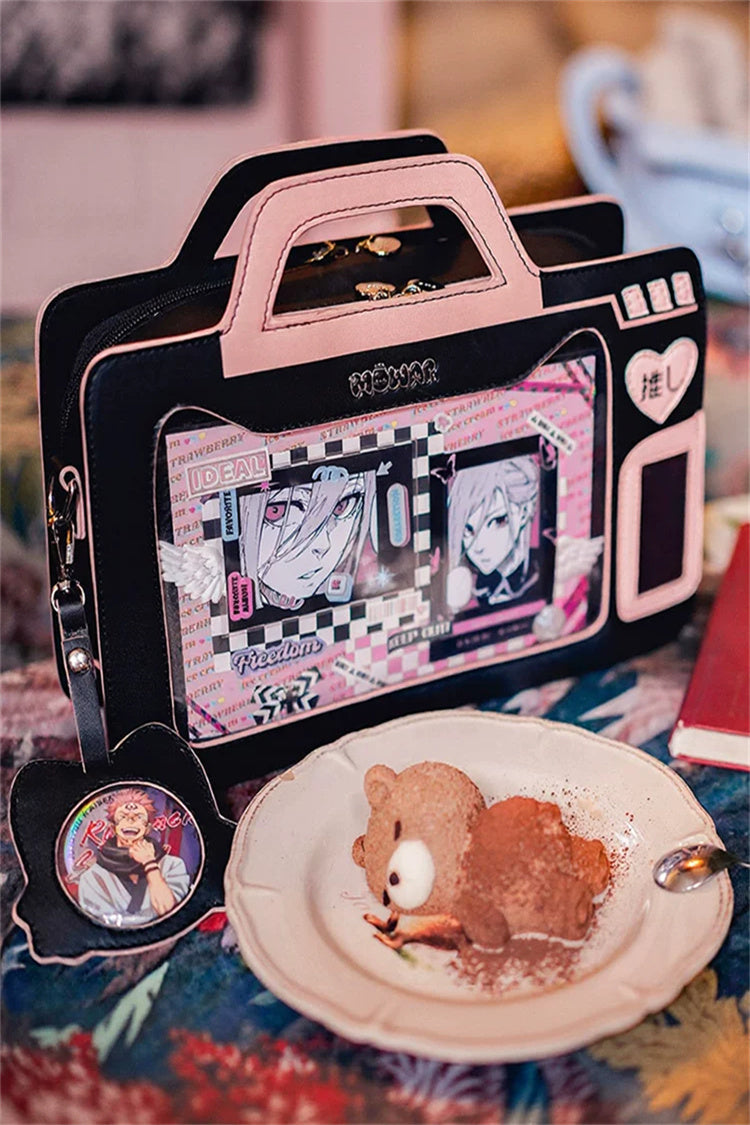 Sweet Lolita Camera Shape Anime Commute Small Ita Bag Handbag Crossbody Backpack Bag