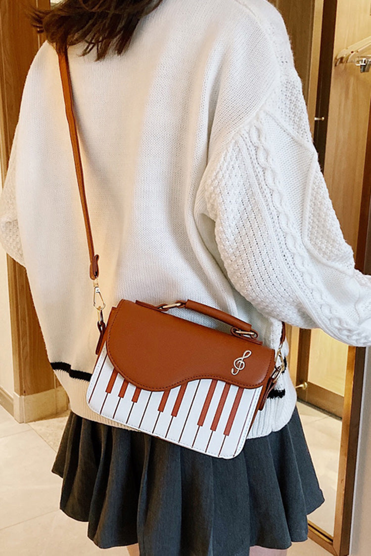 Piano Notes Embroidery Sweet Classic Lolita Shoulder Bag 3 Colors