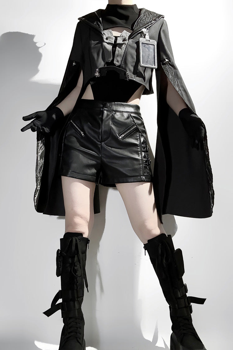 Black [Black Sheep Research Society] Gothic Prince Handsome Ouji Lolita Shorts Set