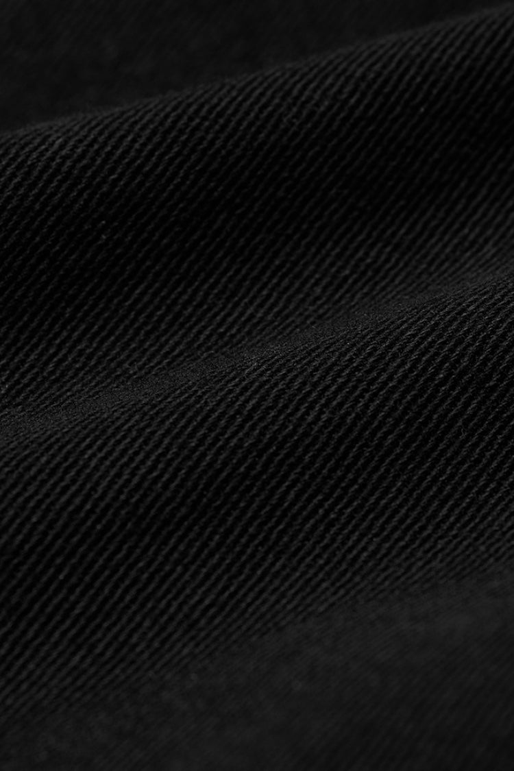 Schwarze Metallschnalle Bandage Hohlnähte Unregelmäßig zerrissene Gothic-Hose für Herren