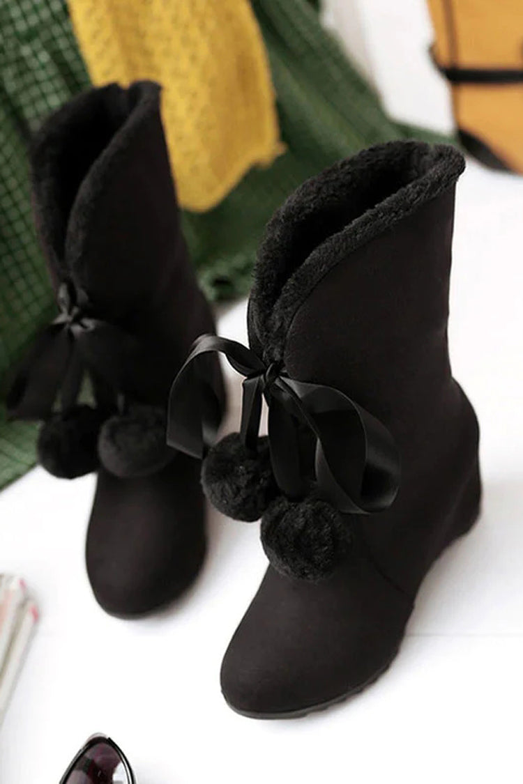 Cute Loli Furball Sweet Lolita Boots 3 Colors