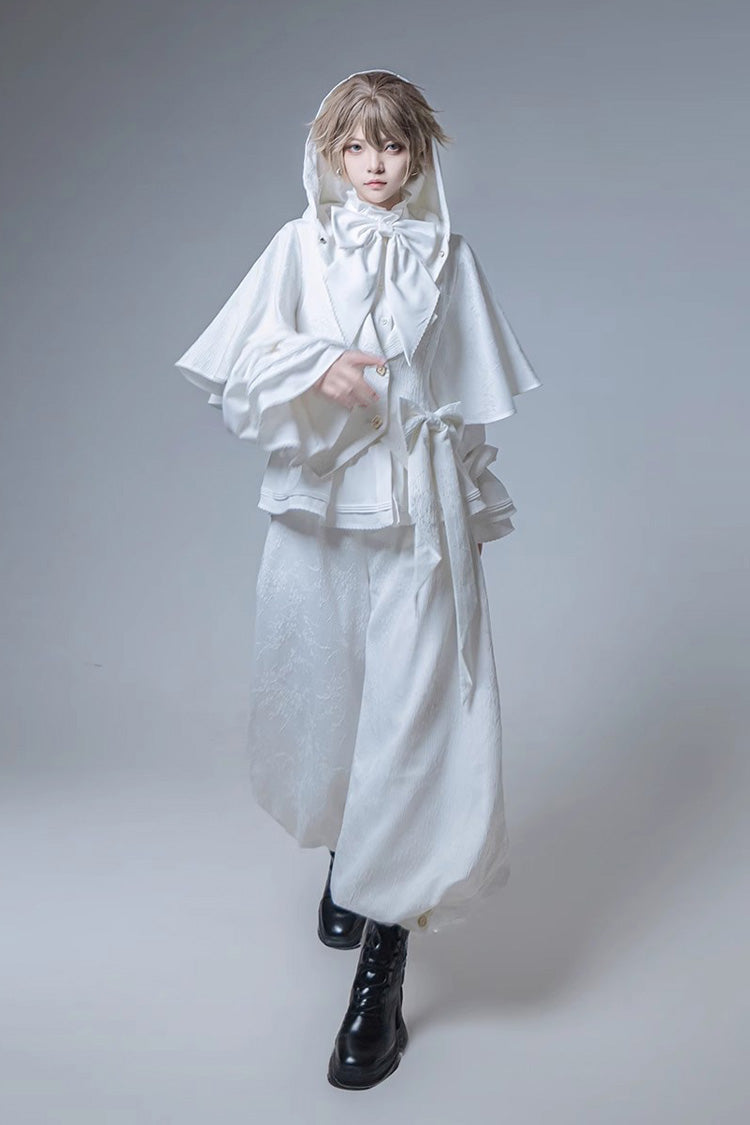 White Rabbit Hunting White Moonlight Edition Vintage Ouji Fashion Lolita Coat