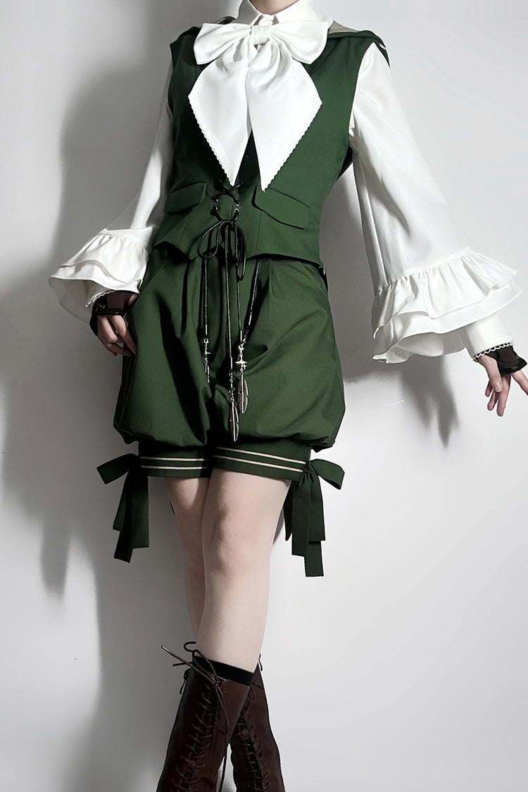 Gilet Lolita Ouji Beau Prince Doux [Plume de Lapin Vert] 