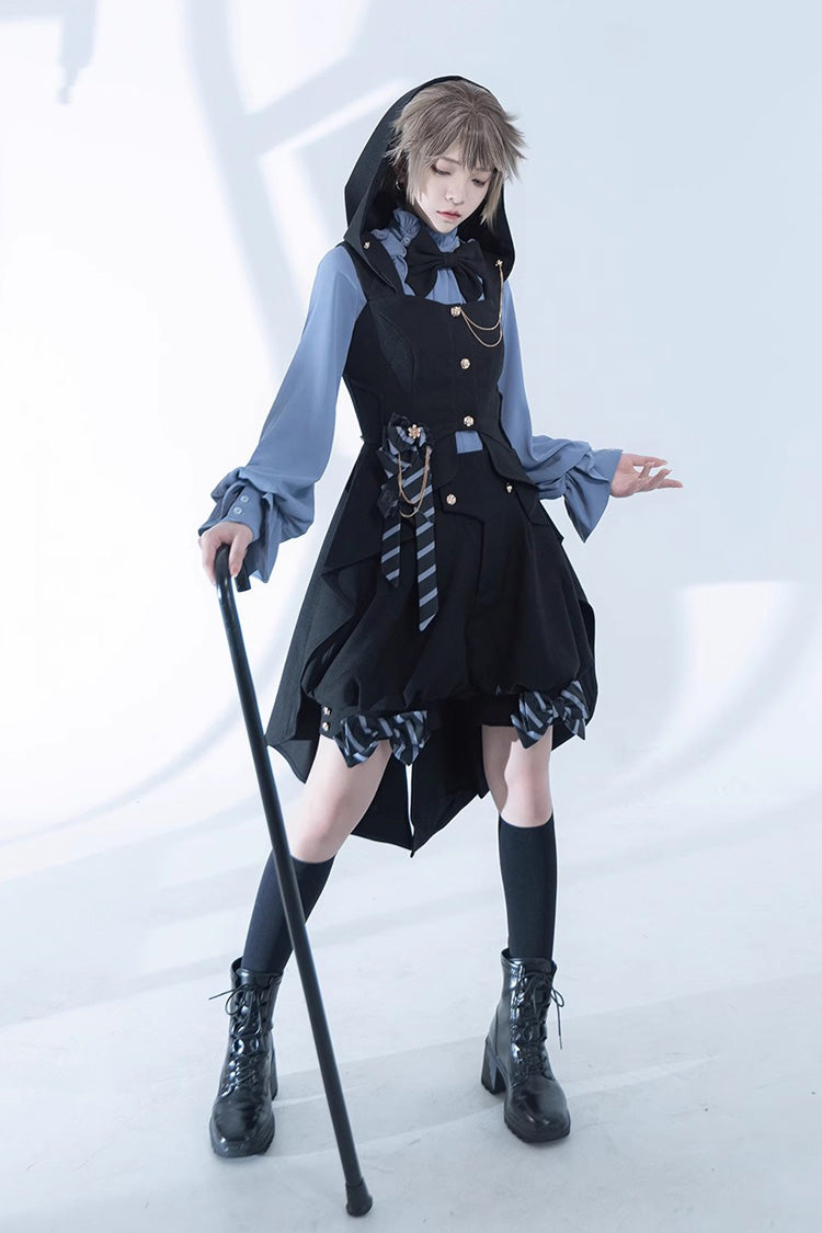 Blue Narrative Maxim Long Sleeves Ouji Fashion Gothic Lolita Blouse