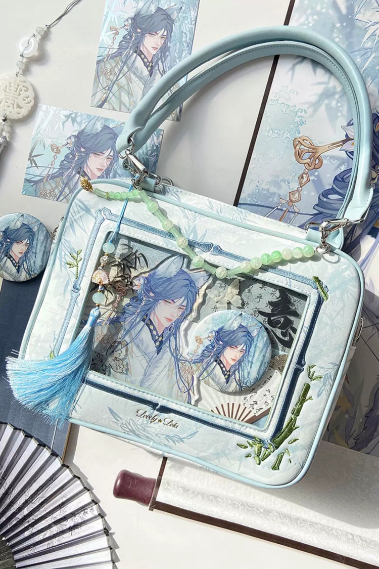 Oriental Style Sweet Lolita Top‑Handle Shoulder & Crossbody Ita Bag 3 Colors