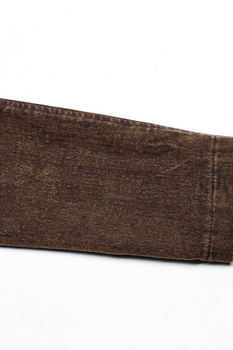 Damen Stehkragen Nietenschnalle Steampunk Einarmjacke 2 Farben