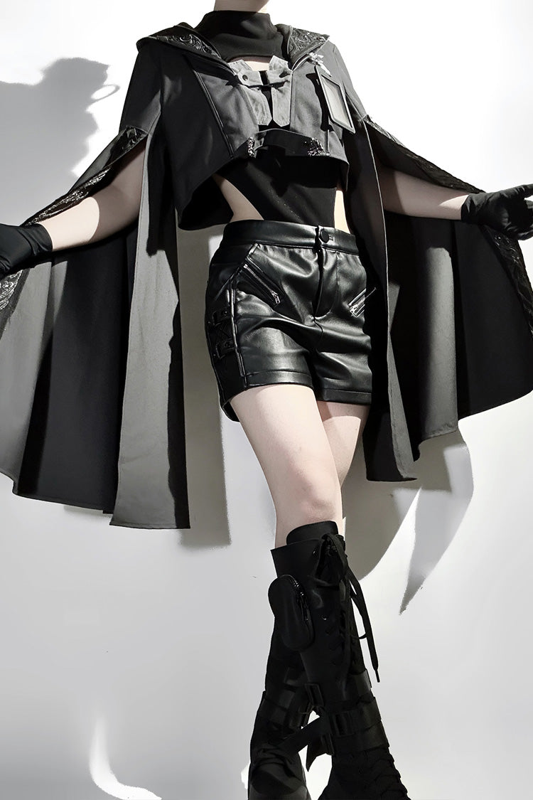 Black [Black Sheep Research Society] Gothic Prince Handsome Ouji Lolita Shorts Set