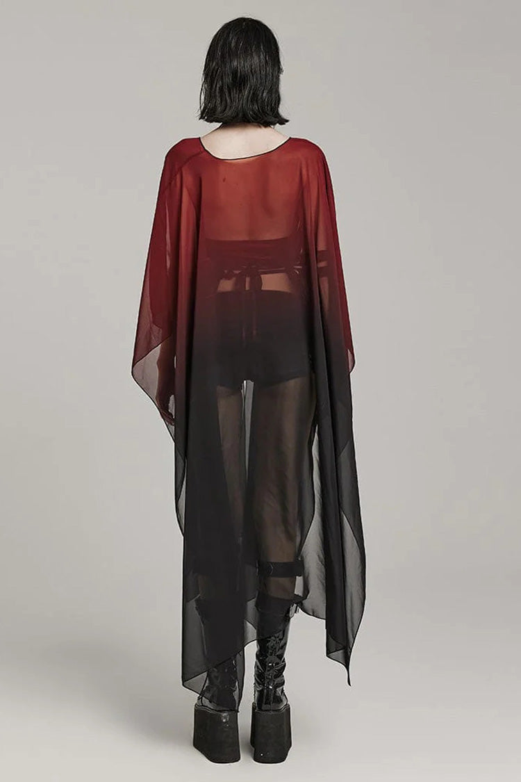 Durchscheinender, lockerer Rüschengürtel aus geflochtenem Seil, eleganter Gothic-Schal für Damen, 3 Farben