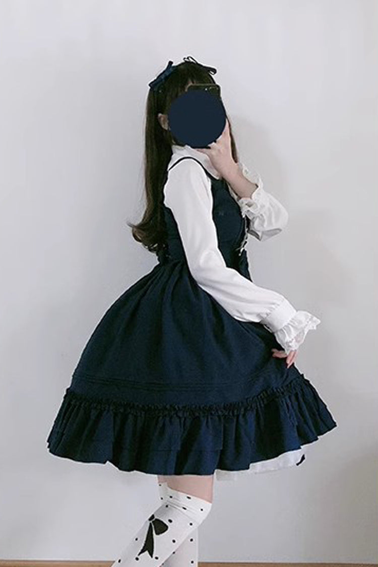 Ice Cream Bowknot Ruffle Chiffon Sweet Lolita Jsk Dress 7 Colors