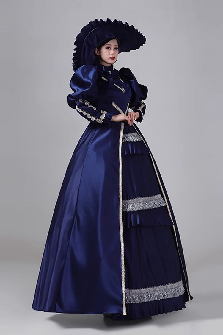 中世の宮廷フリル カーディガン クラシック ヴィンテージ プリンセス ビクトリア朝のドレス 3 色