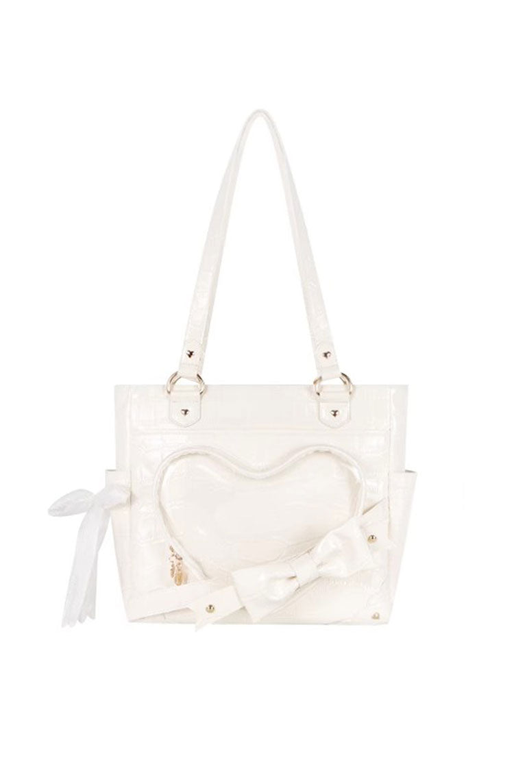 Floating Amber Transparent Love Bowknot Sweet Elegant Lolita Shoulder Bag 4 Colors