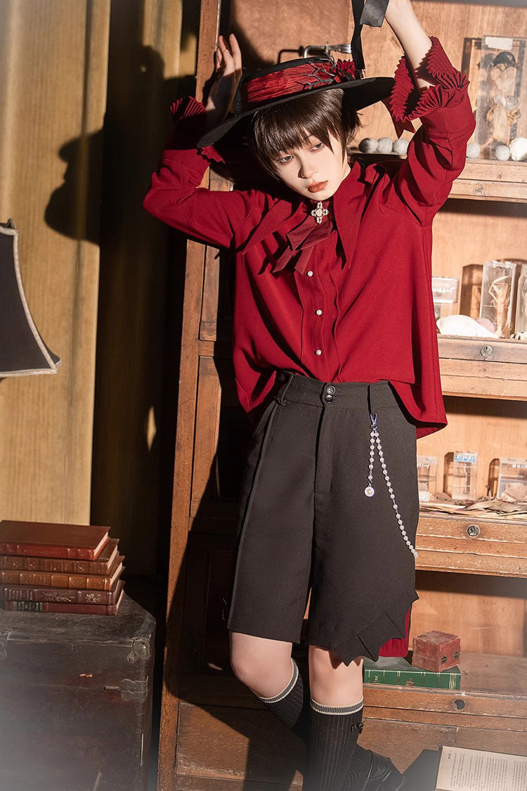 Princess Chronicles The Unknown Shadow Gothic Ouji Lolita Blouse 3 Colors
