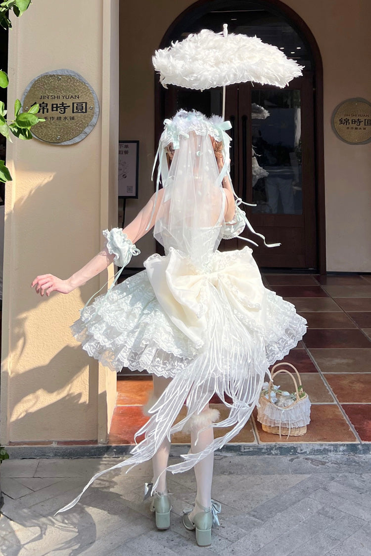 Mint Green Angel Sweetheart Multi-Layered Lace Sweet Princess Ballet Lolita Dress