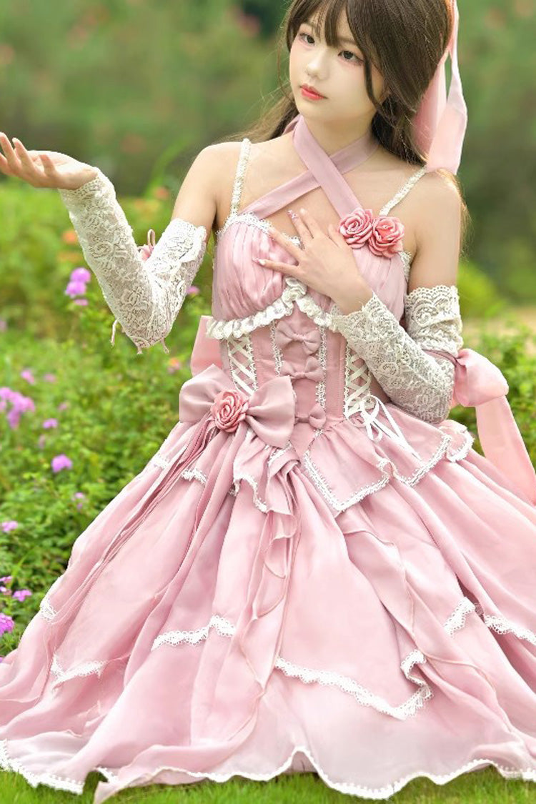 Gorgeous Hanayome Bowknot Sweet Elegant Lolita Jsk Dress 6 Colors