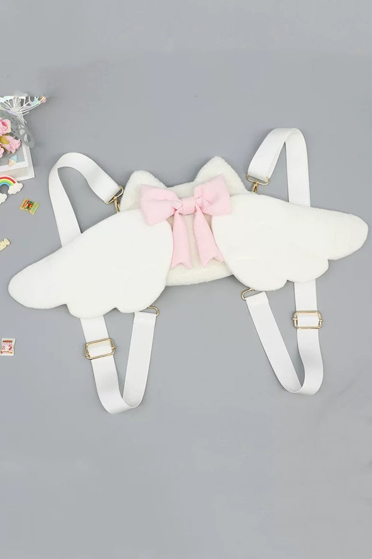 Kawaii Engelsflügel Teufel Fledermausflügel Plüsch Comic Con Cosplay Lolita Rucksack