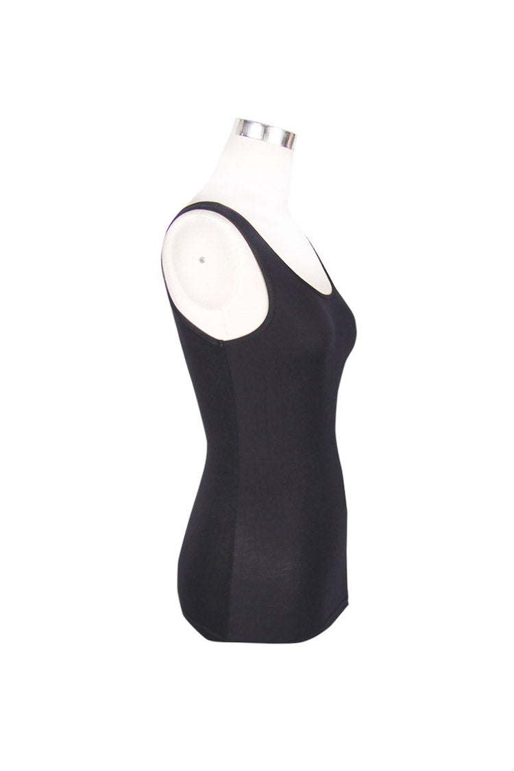 Schwarze Punk-Weste für Damen mit herzförmiger, hohler Strickkette und Schnürung auf der Rückseite