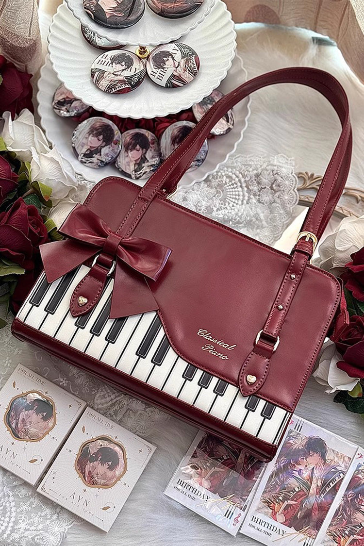 Piano Waltz Bowknot Sweet Lolita Handbag 4 Colors