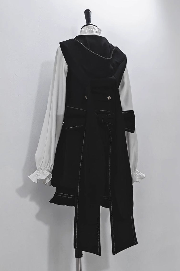 Black Anxious Rabbit Ouji Fashion Gothic Lolita Vest