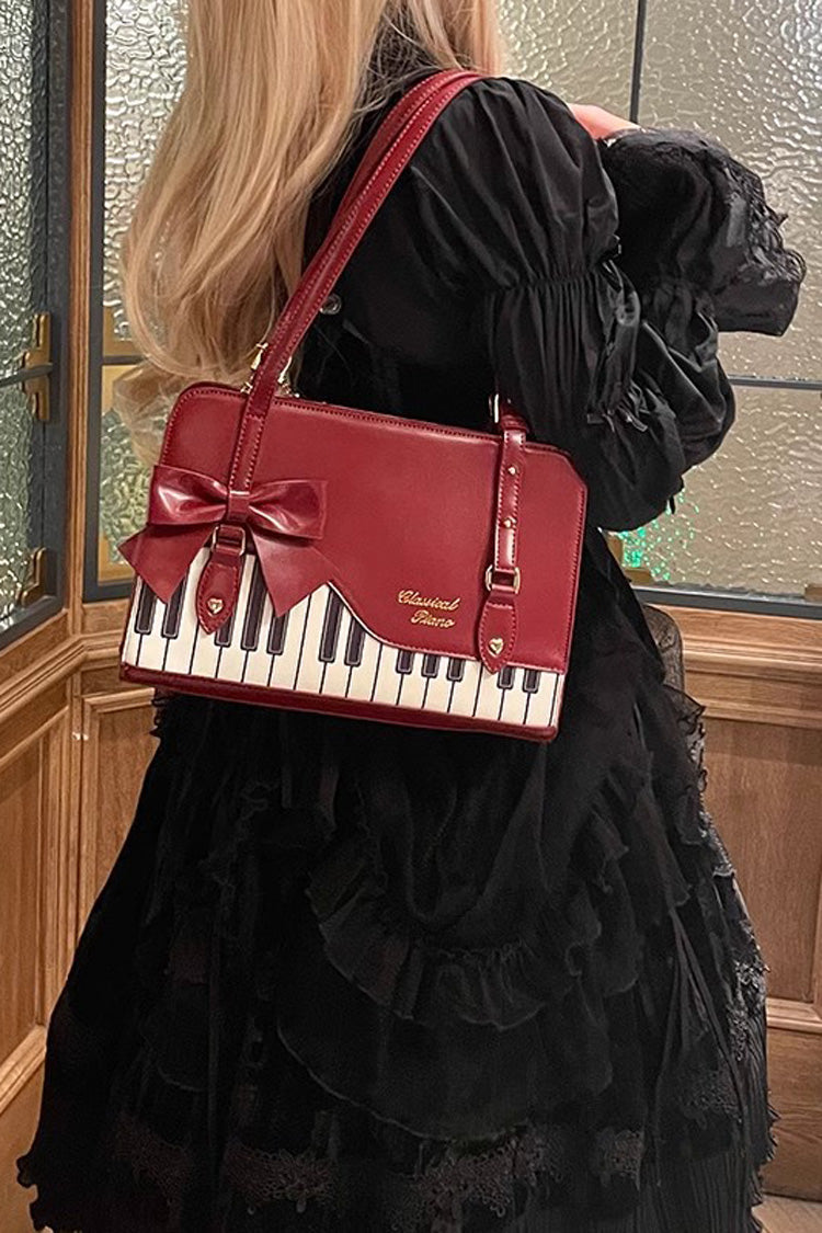 Piano Waltz Bowknot Sweet Lolita Handbag 4 Colors