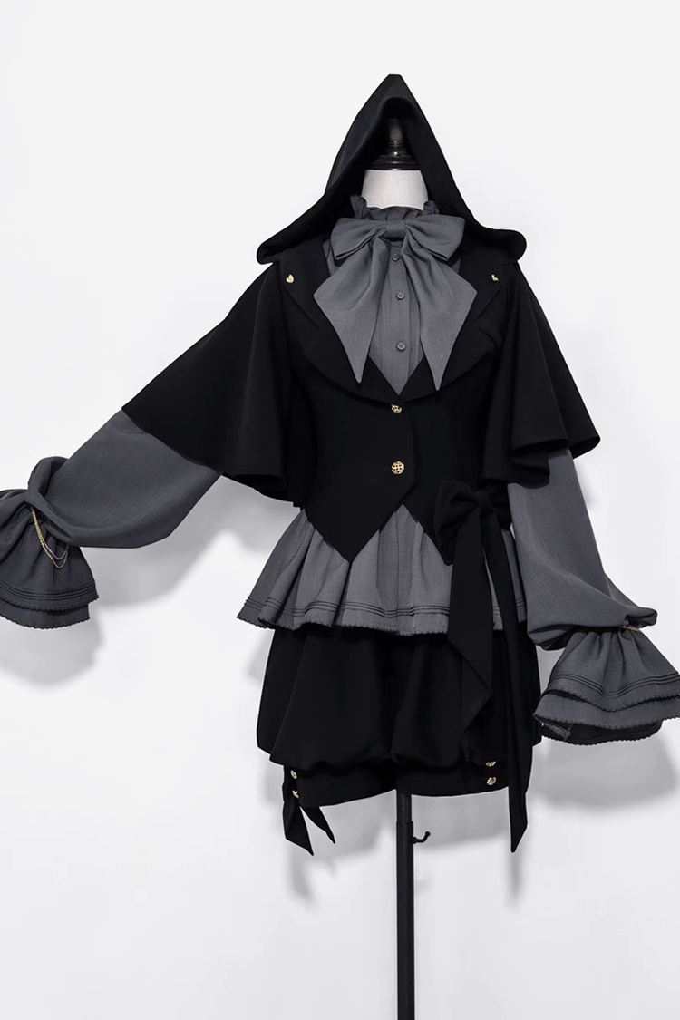 Black Retro Cute Cool Ouji Fashion Lolita Shorts