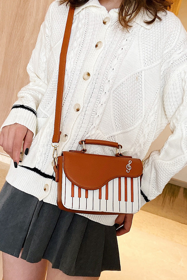 Piano Notes Embroidery Sweet Classic Lolita Shoulder Bag 3 Colors