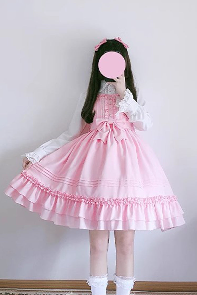 Ice Cream Bowknot Ruffle Chiffon Sweet Lolita Jsk Dress 7 Colors