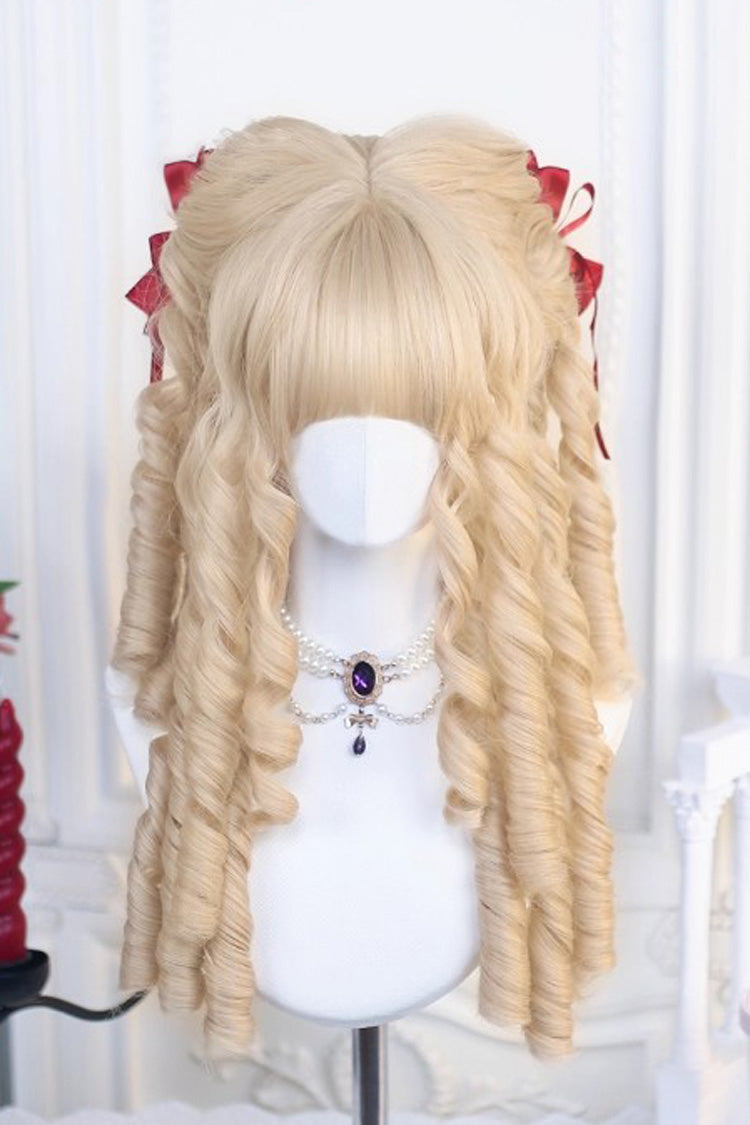 Blonde Sweet Japanese Roman Curls Lolita Long Wig
