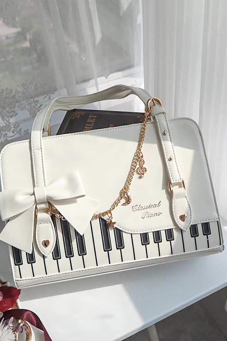 Piano Waltz Bowknot Sweet Lolita Handbag 4 Colors