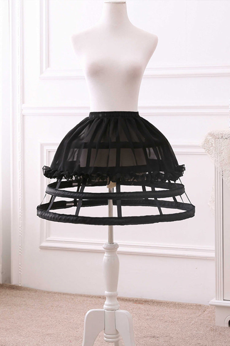 Four Layers Birdcage Fishbone Style Lolita Petticoat 2 Colors