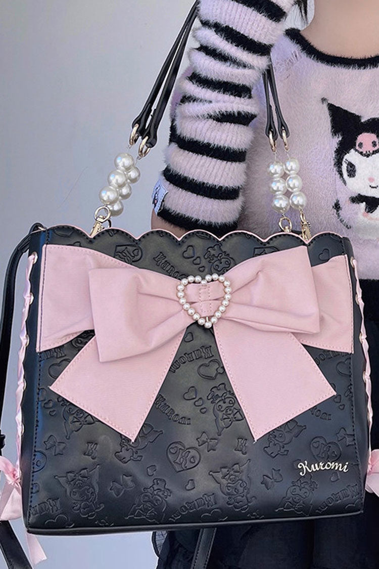 Bowknot Pearl Sweet Lolita Shoulder Bag 4 Colors