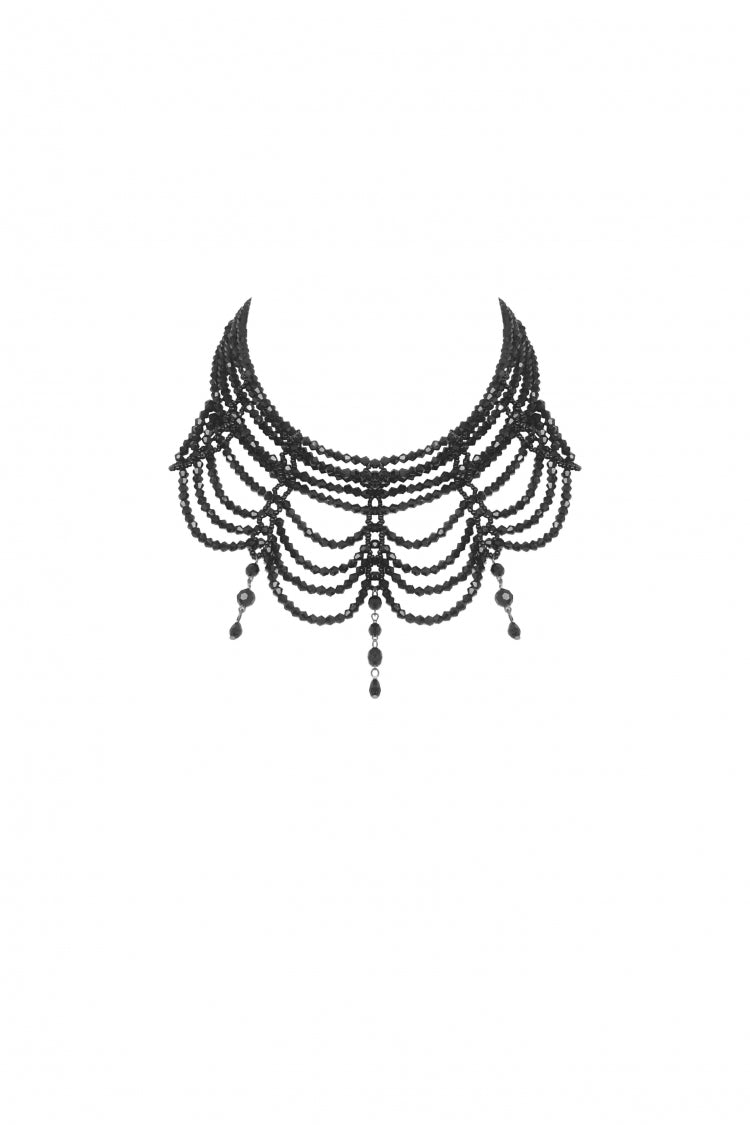 Black Women's Gothic Princess Beaded Necklace