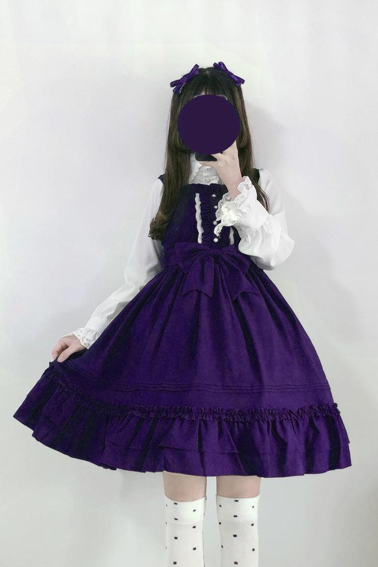 Ice Cream Bowknot Ruffle Chiffon Sweet Lolita Jsk Dress 7 Colors