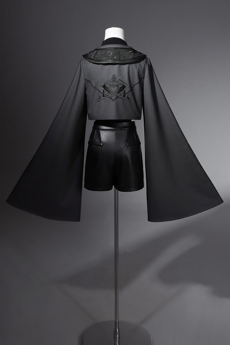 Black [Black Sheep Research Society] Gothic Prince Handsome Ouji Lolita Shorts Set