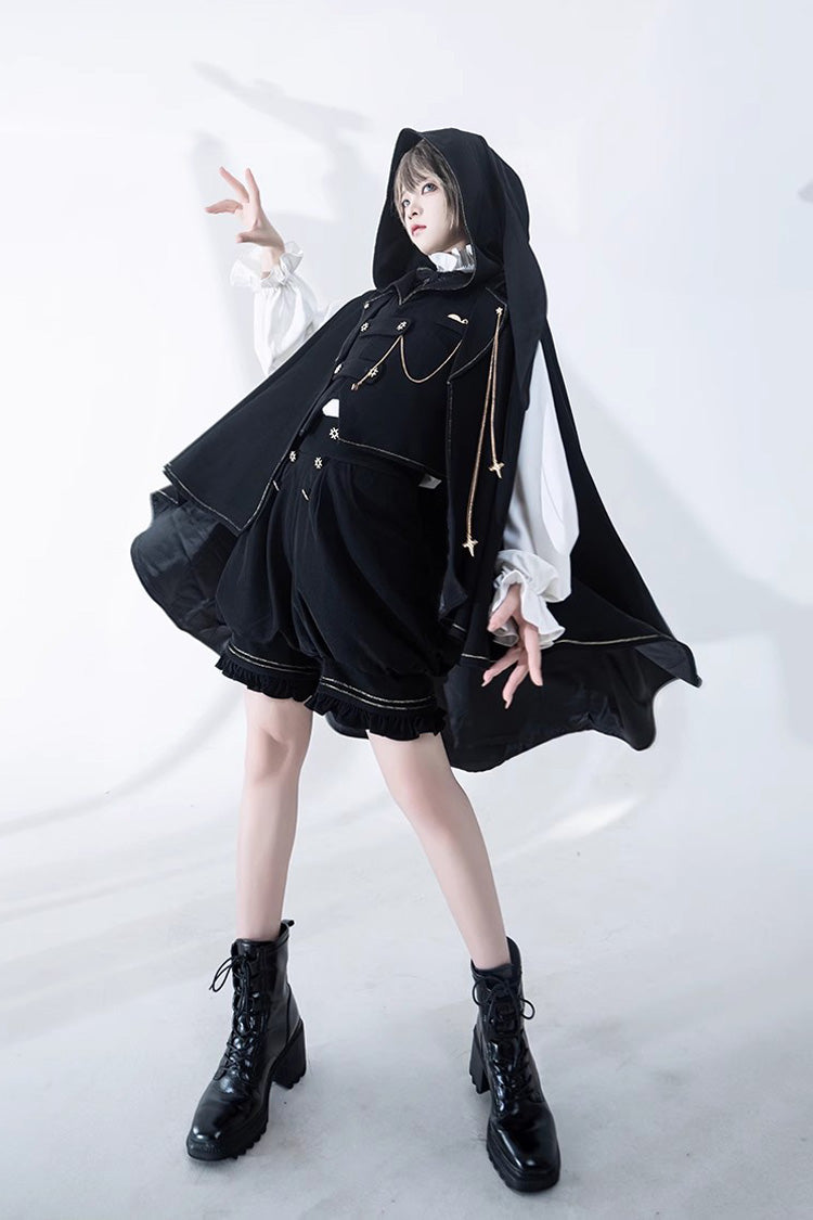 Black Anxious Rabbit Ouji Fashion Gothic Lolita Vest