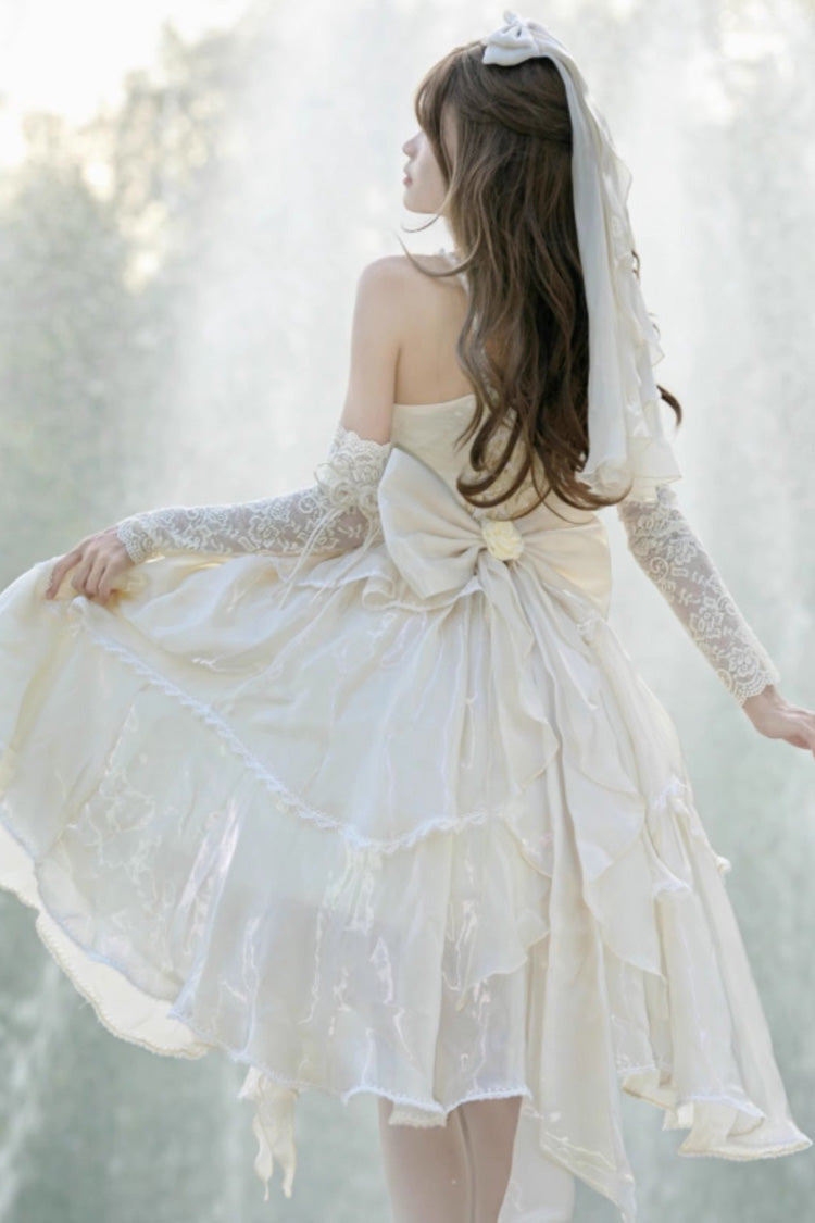 Gorgeous Hanayome Bowknot Sweet Elegant Lolita Jsk Dress 6 Colors