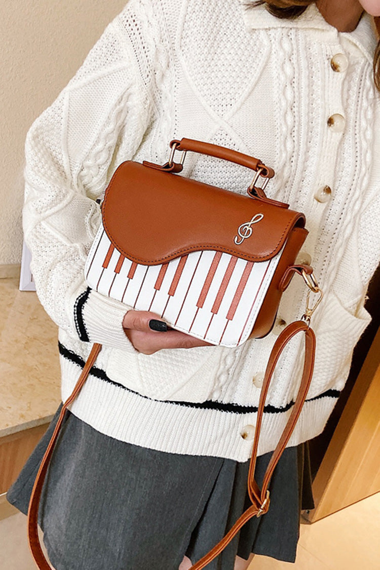 Piano Notes Embroidery Sweet Classic Lolita Shoulder Bag 3 Colors