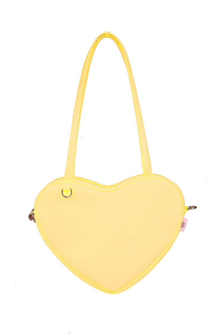 Solid Color Sweet Love Heart Lolita Shoulder Bag 6 Colors