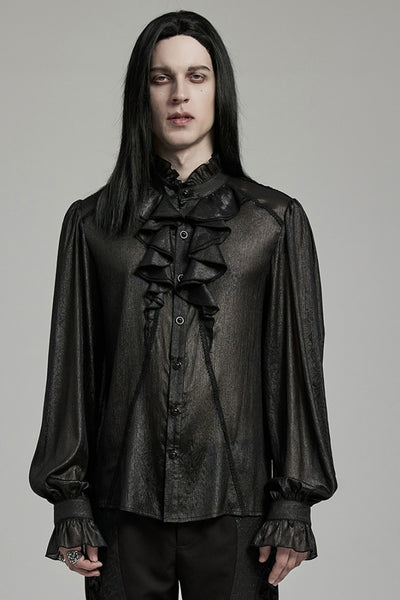 Theory カーゴコート ジャケット ブラウス スタンドカラー ブラック S MENS】スタンドカラージャケット Stand Collar Shell JACKET | +