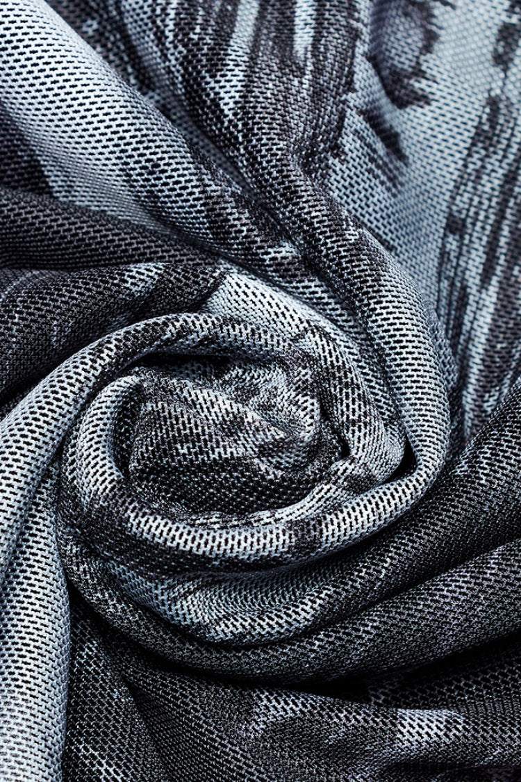 Schlanke Mesh-Leggings mit Batikmuster für Damen in Steampunk-Optik, 2 Farben