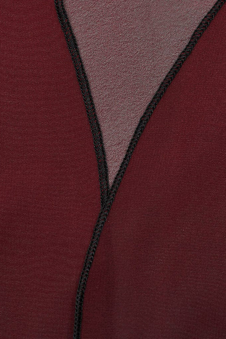 Durchscheinender, lockerer Rüschengürtel aus geflochtenem Seil, eleganter Gothic-Schal für Damen, 3 Farben