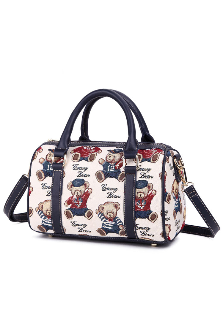 Bear Print Casual Sweet Lolita Shoulder Bag 5 Colors