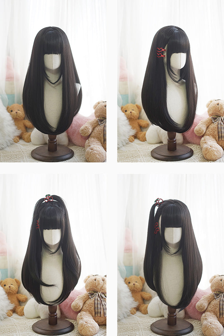 Daily Sweet Elegant Lolita Straight Wig 6 Colors