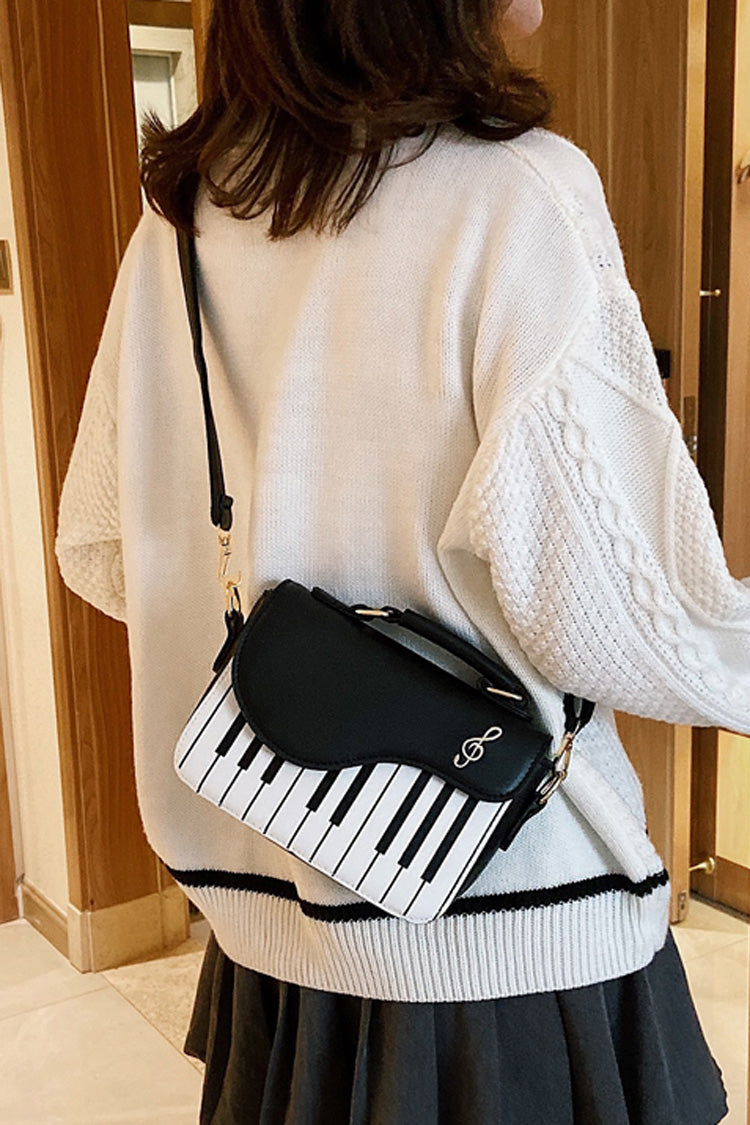 Piano Notes Embroidery Sweet Classic Lolita Shoulder Bag 3 Colors
